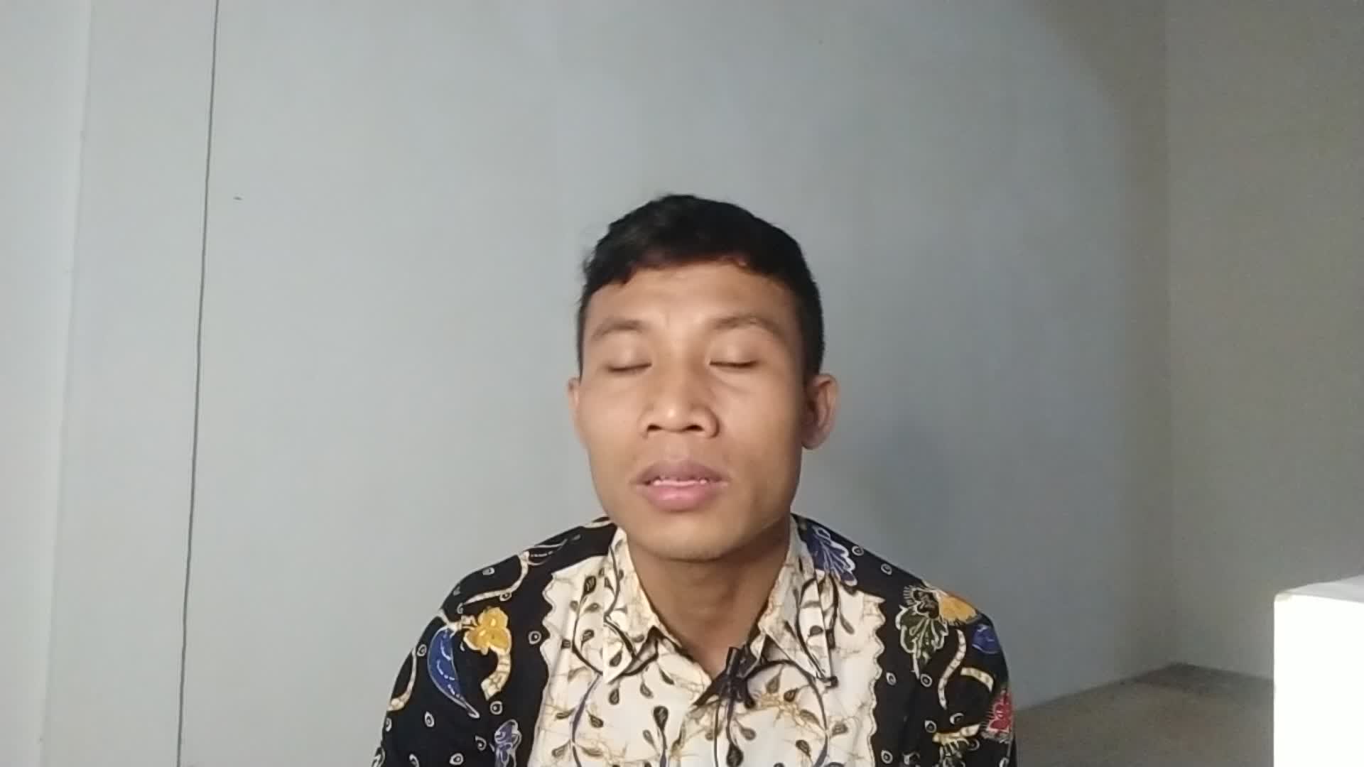 M Khusni Mubarok_28 Tahun_Rembang. satu kali kita shalawat kepada nabi, Allah balas 10 shalawat kepada kita. #voiceOfRamadhanGtv