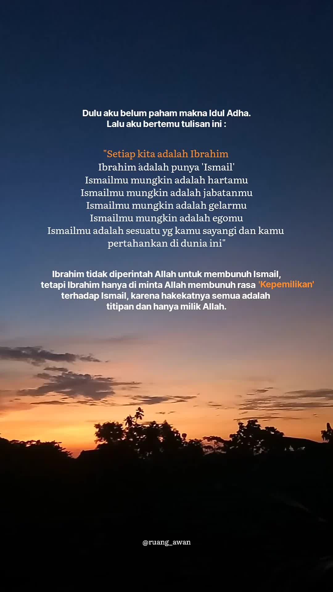 Selamat hari raya Idul Adha✨