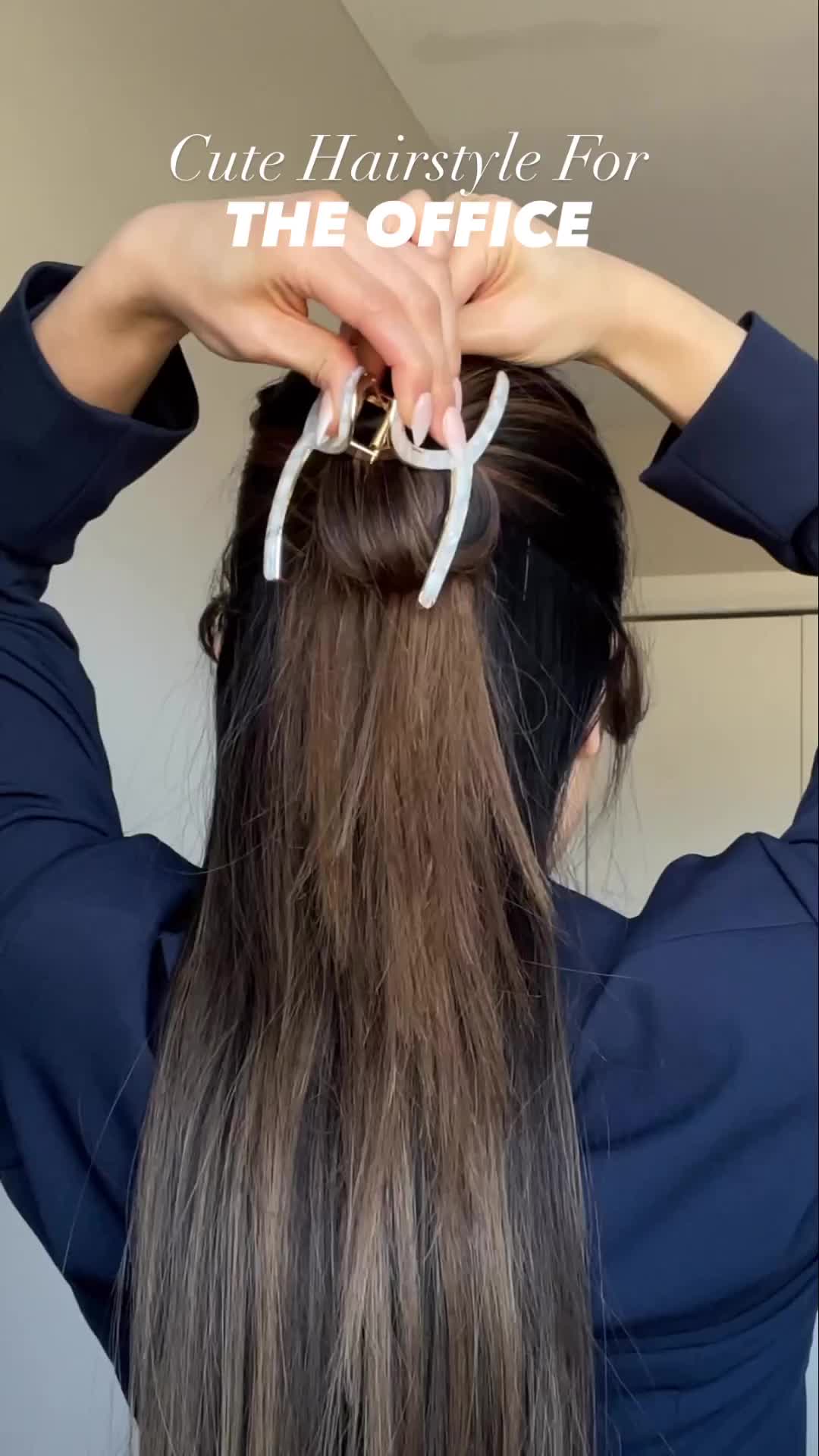 Hairstyle simple untuk ngantor