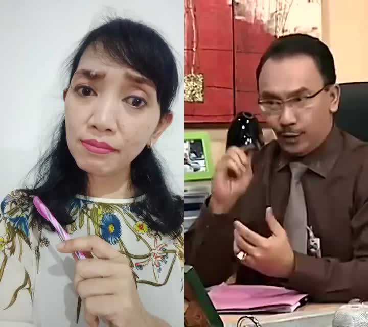 karena bapak ganteng