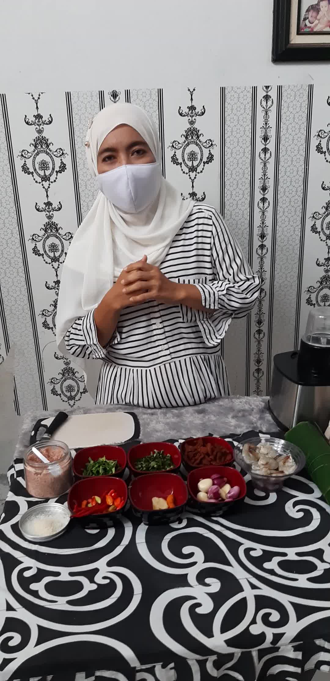 pepes aceh pedas enak, mertua lewat ga kliatan  😍😍