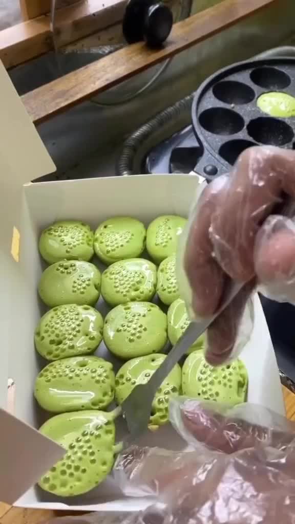 Kue Cubit Green Tea Menggugah Selera
