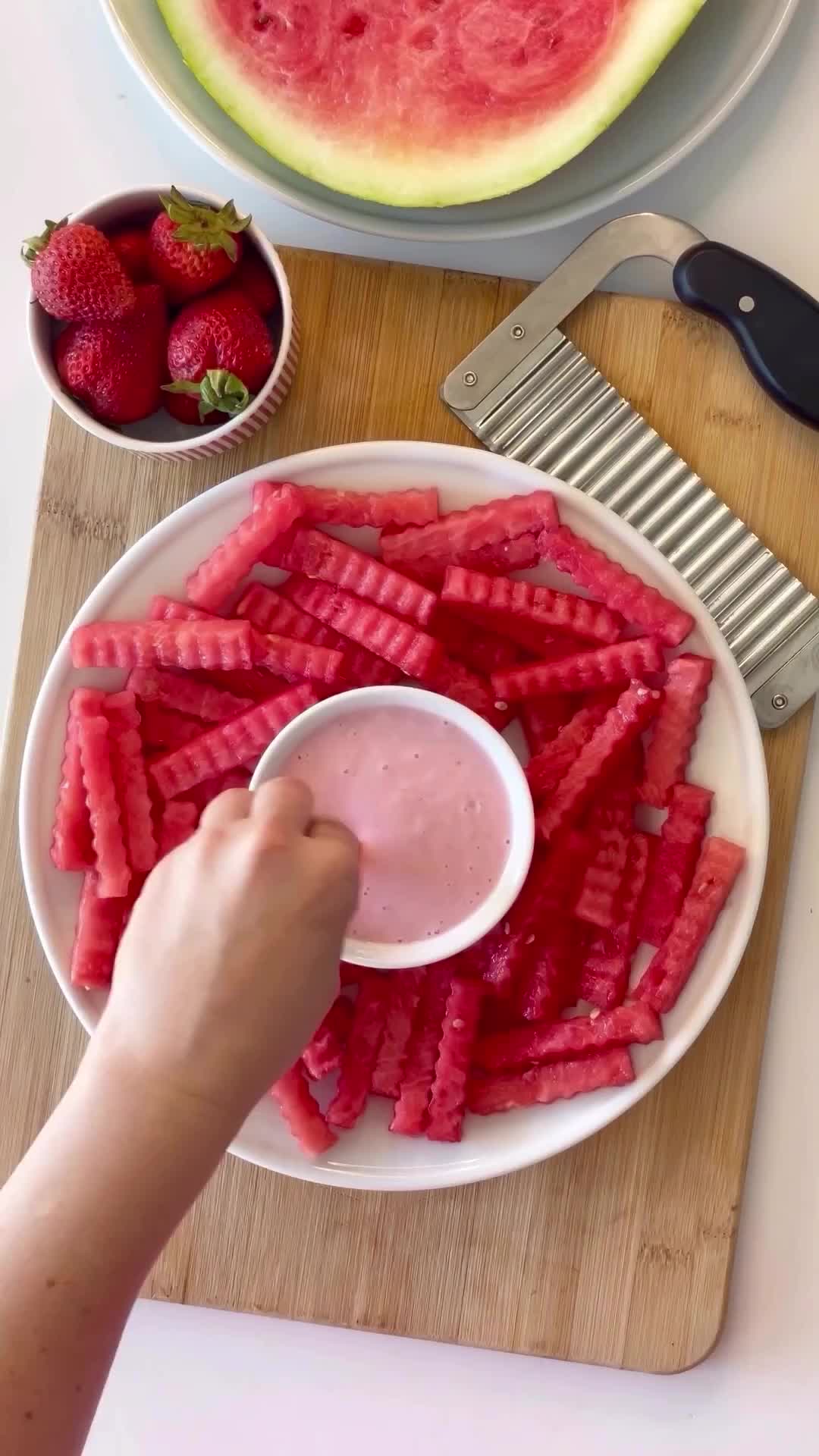 Ini semangka atau french fries?