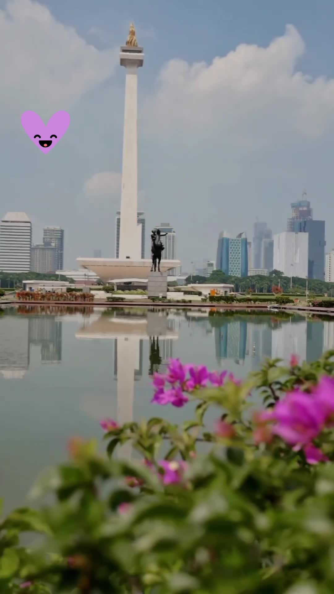 Keindahan slowmotion MONAS
