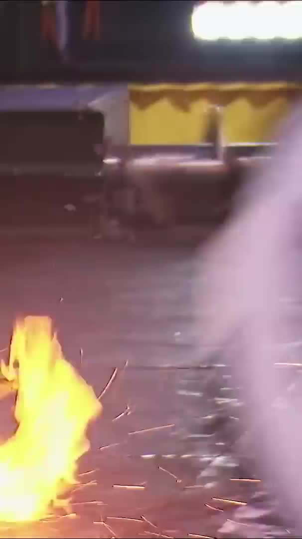 battle bot. sampai dibakar