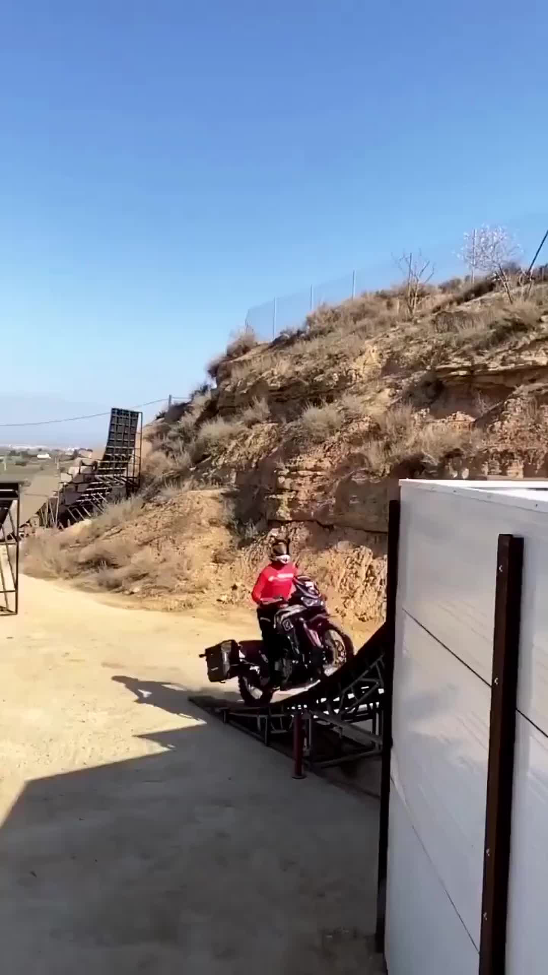 Africa Twin backflip