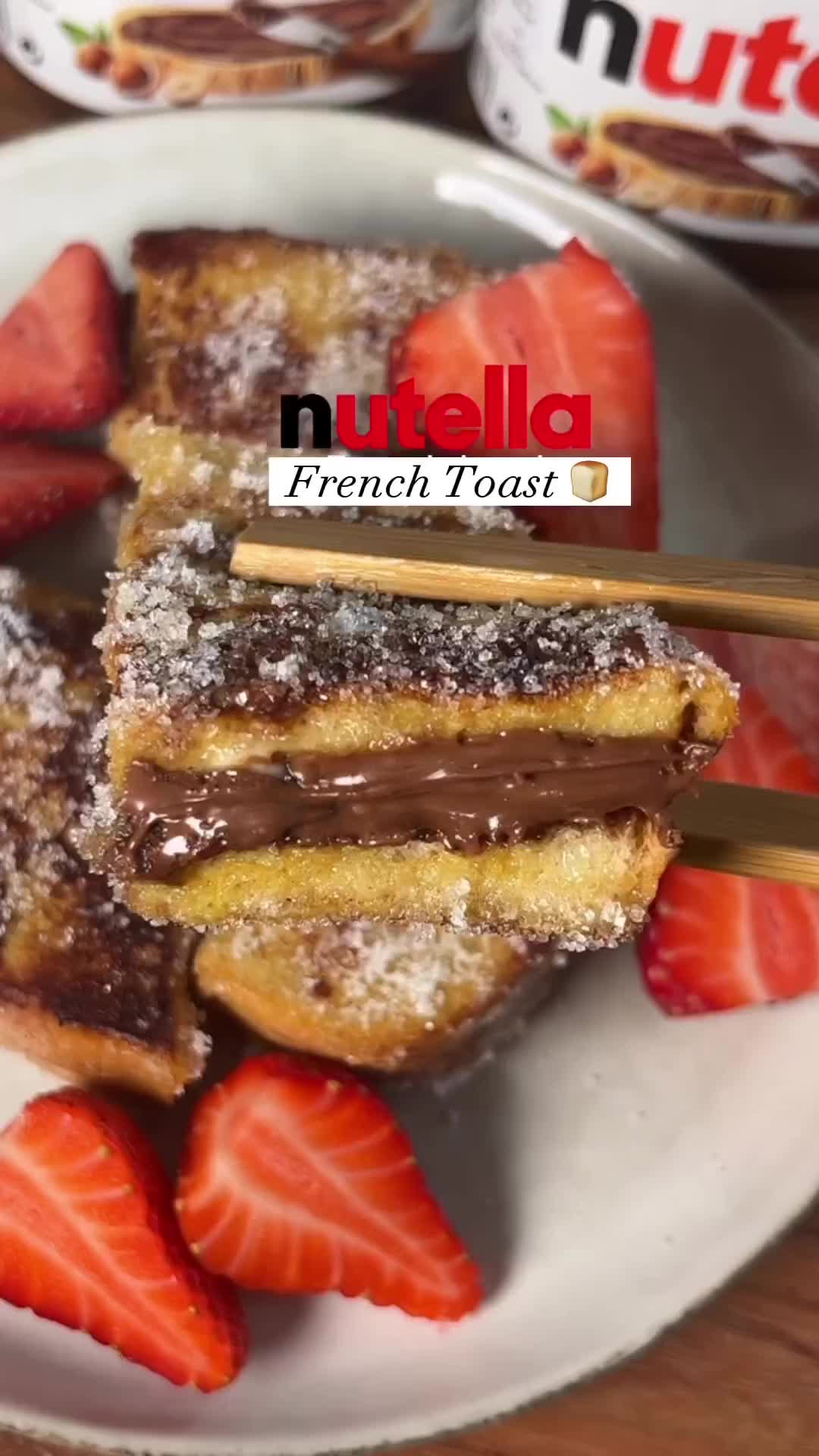 Yuk bikin nutella french toast