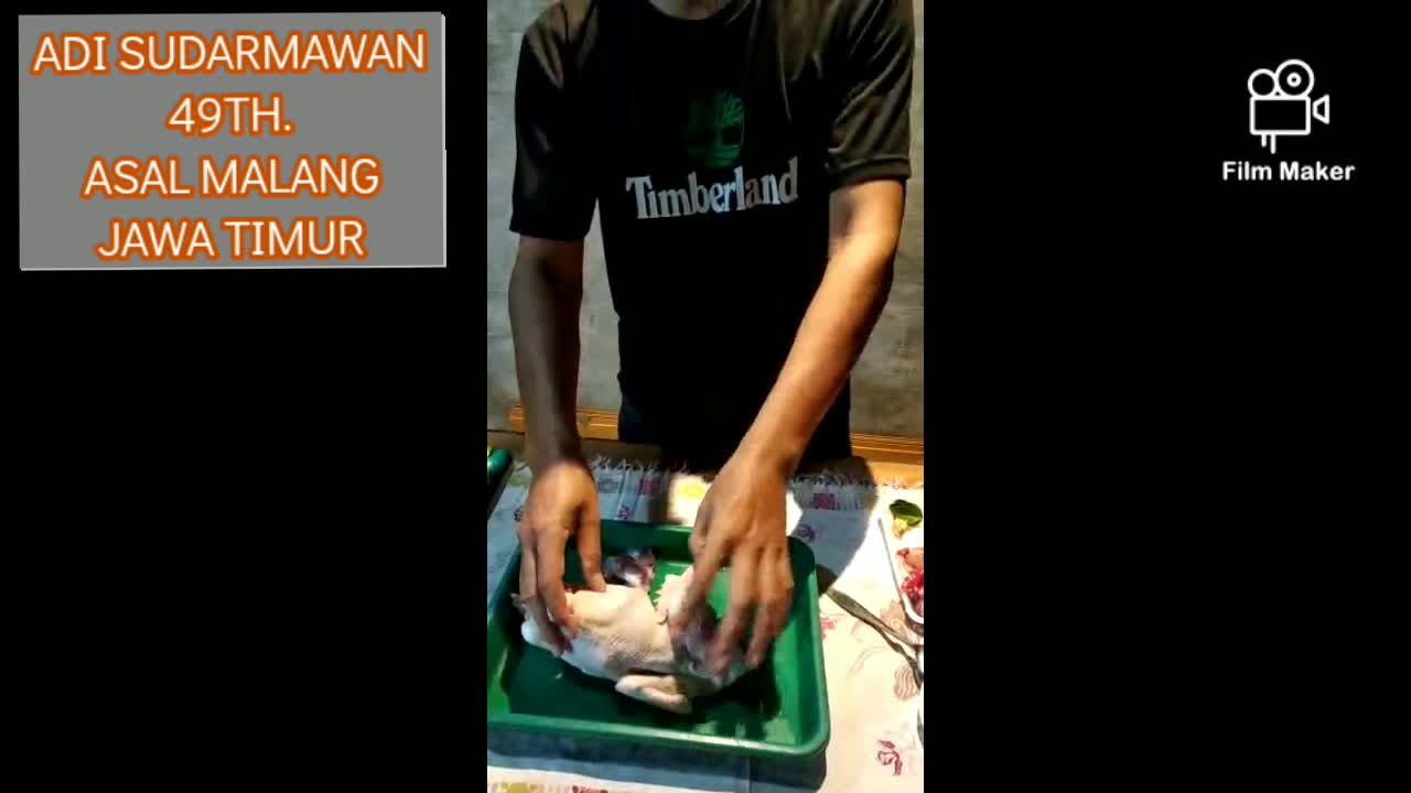 Ayam Pejantan Songkem (Chicken Spicy on Steam) low colesterol. masakan khas Madura
