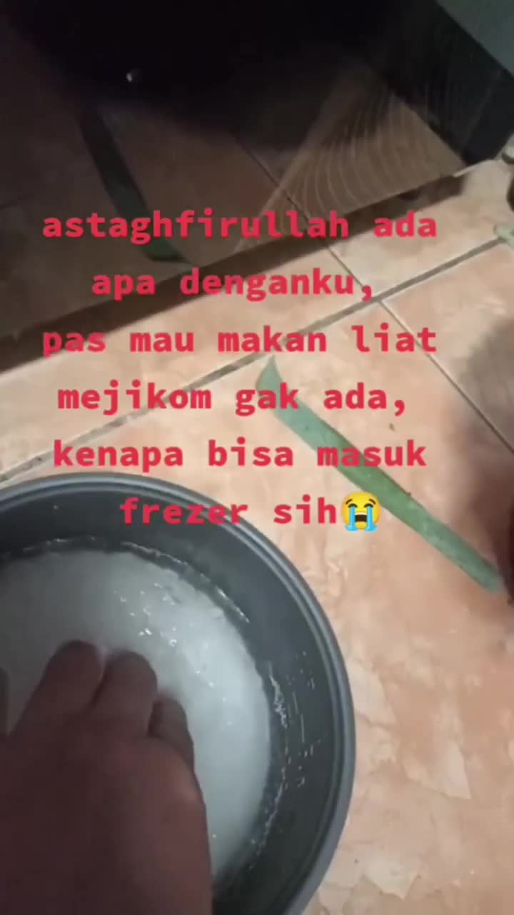 Lah Nasinya Jadi Beku