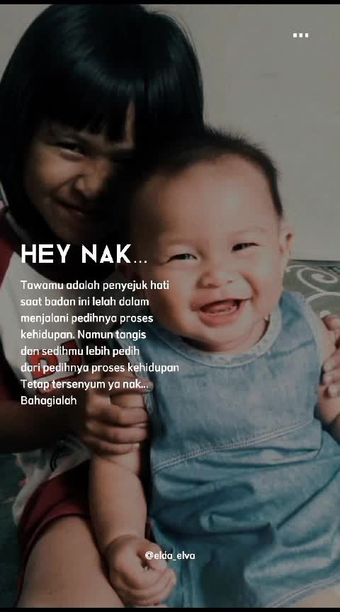 anak lucu di saat bedua