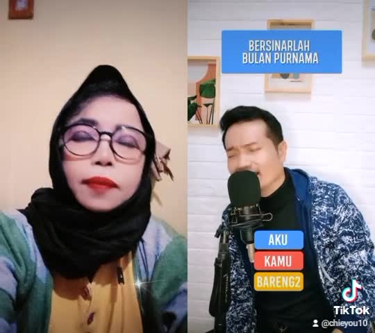 udah nenek2 tapi pengen eksis ngembangin bakat...maaf suaraku seperti ini,bantu vote share n like
