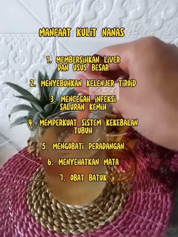 jangan buang kulit nanas