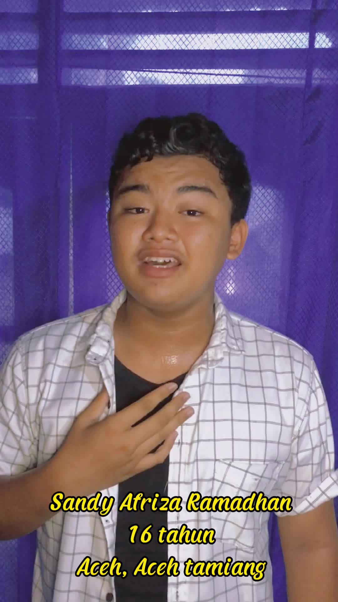 XFI2021 SOLO SANDY AFRIZA RAMADHAN 16 TAHUN KUALASIMPANG TERLALU LAMA SENDIRI- Kunto Aji