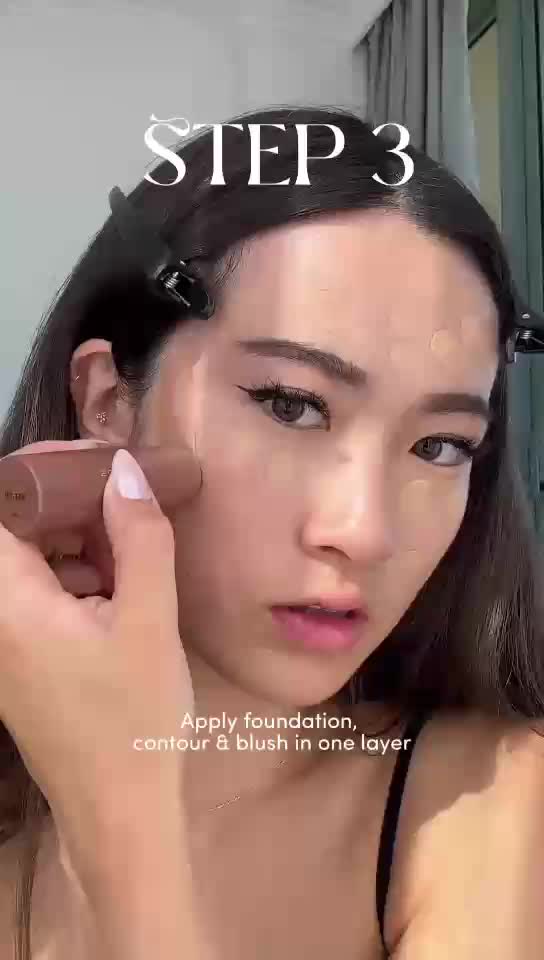 Tutorial make up look yang glowing