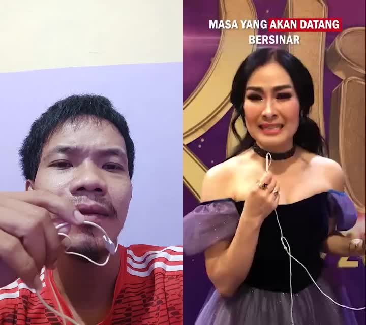 menghayal dulu duet sama artis.wkwk