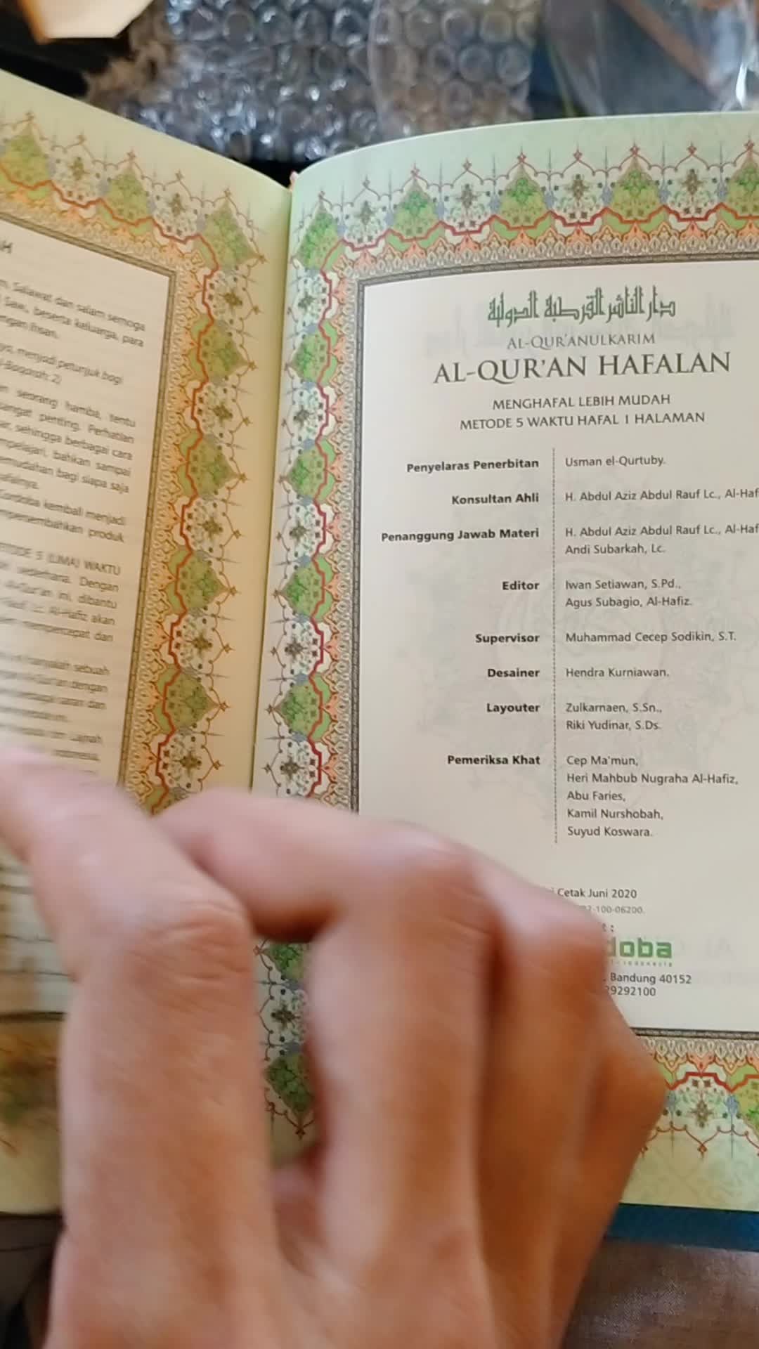 menghafal Al-Quran lebih mudah. 1 hari hafal 1 halaman Al-Qur'an dengan mudah?