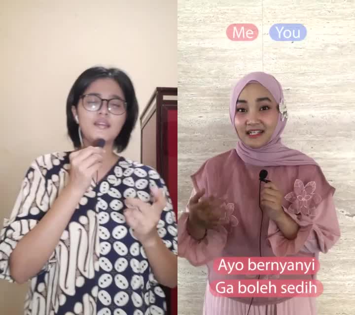 Ayo bernyanyi, ga boleh sedihhh
