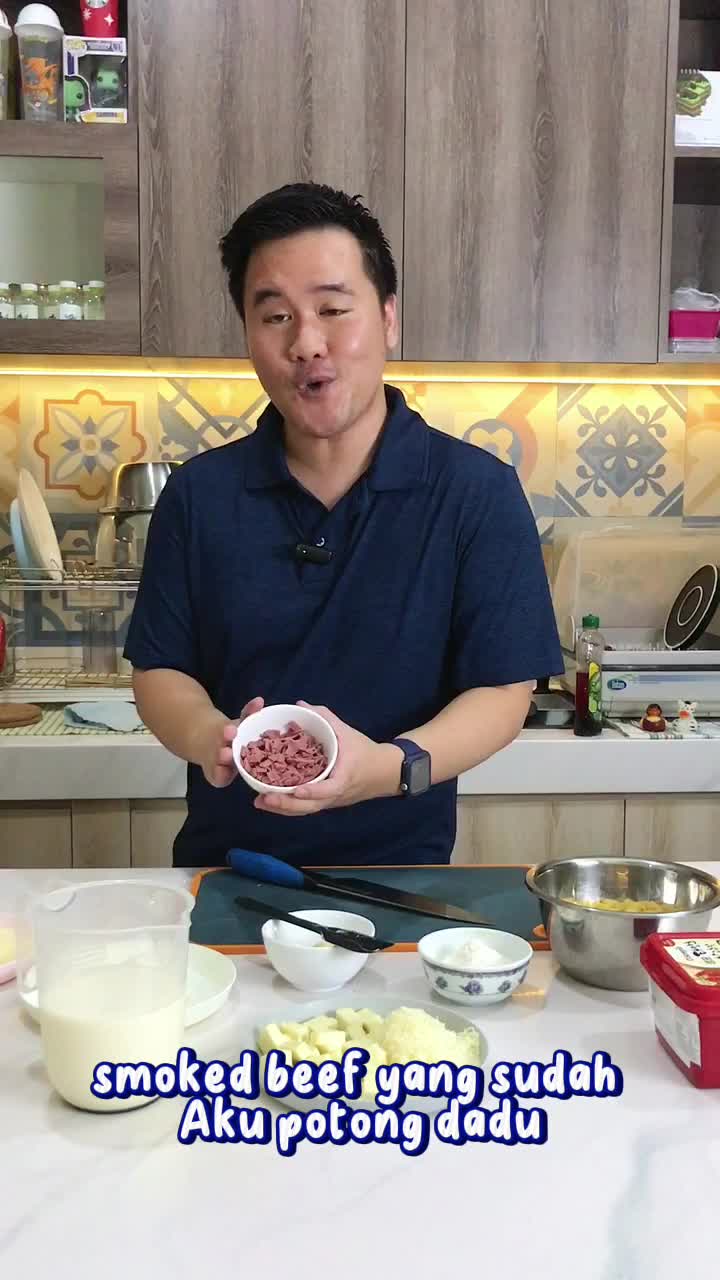 Fusion Masakan Italy dan Korea?! Mac and Cheese Gochujang! #onlineauditionmci11