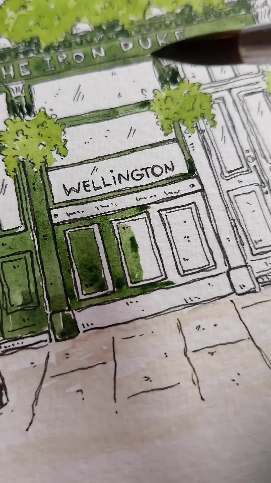 mewarnai Dari cat air