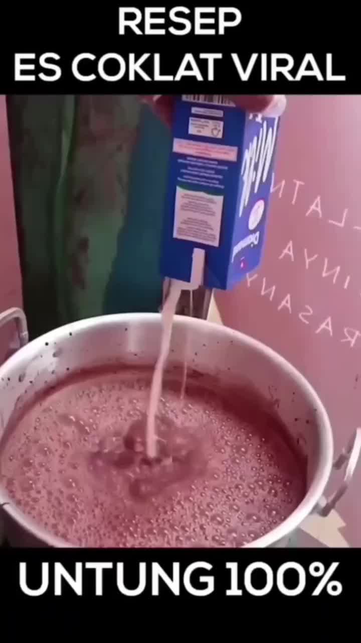 Resep Es Coklat Viral