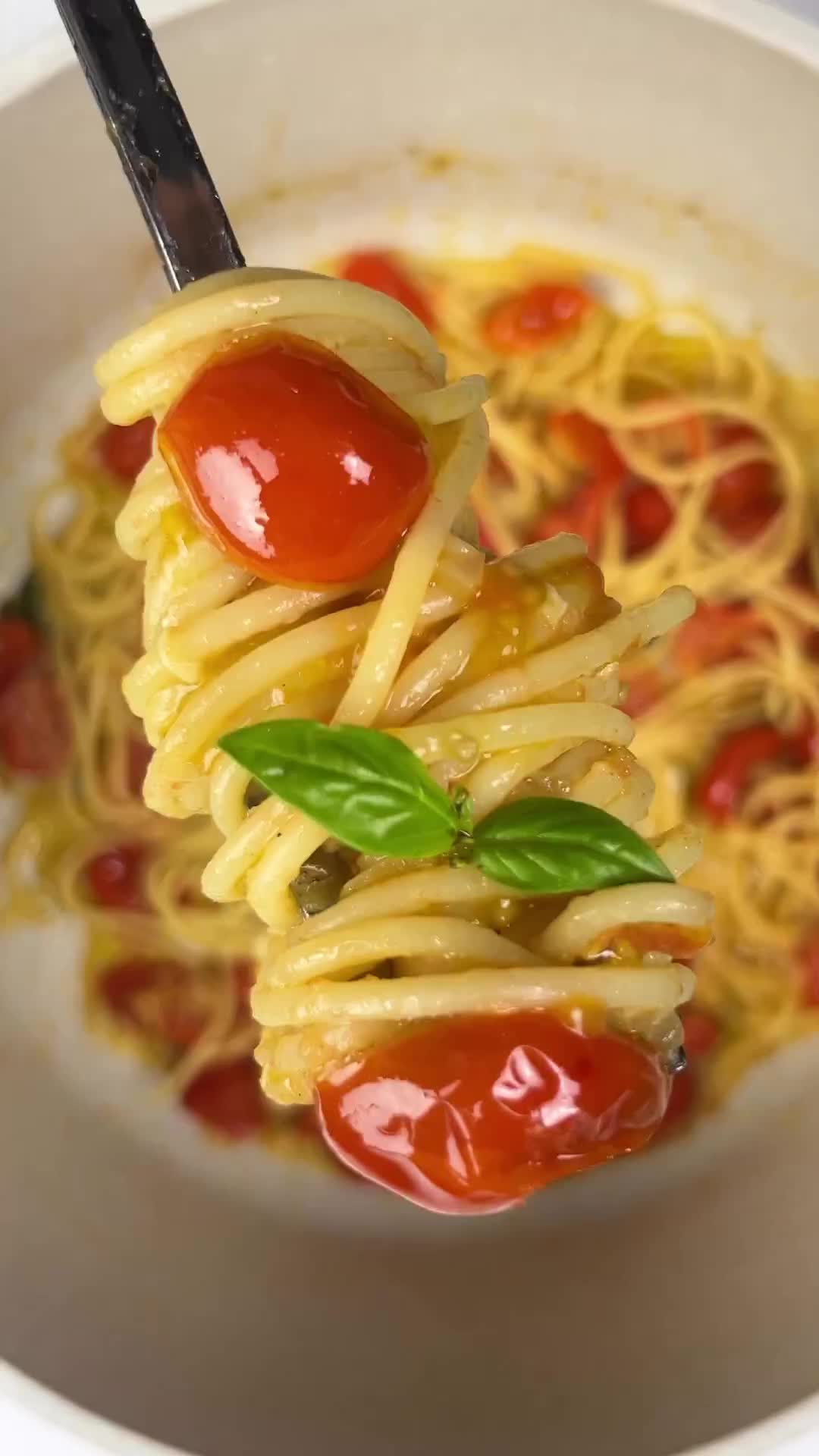 Resep gampang bikin cherry tomato spaghetti