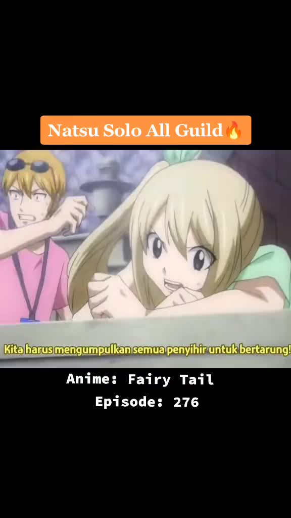 Natsu solo all guild