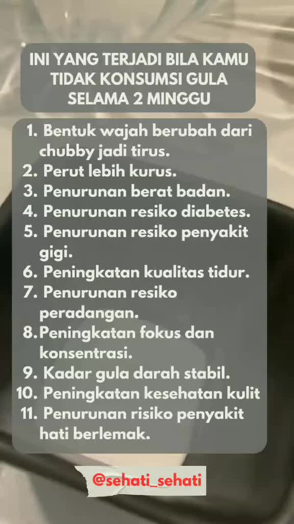 ini yang terjadi jika kamu tidak konsumsi gula