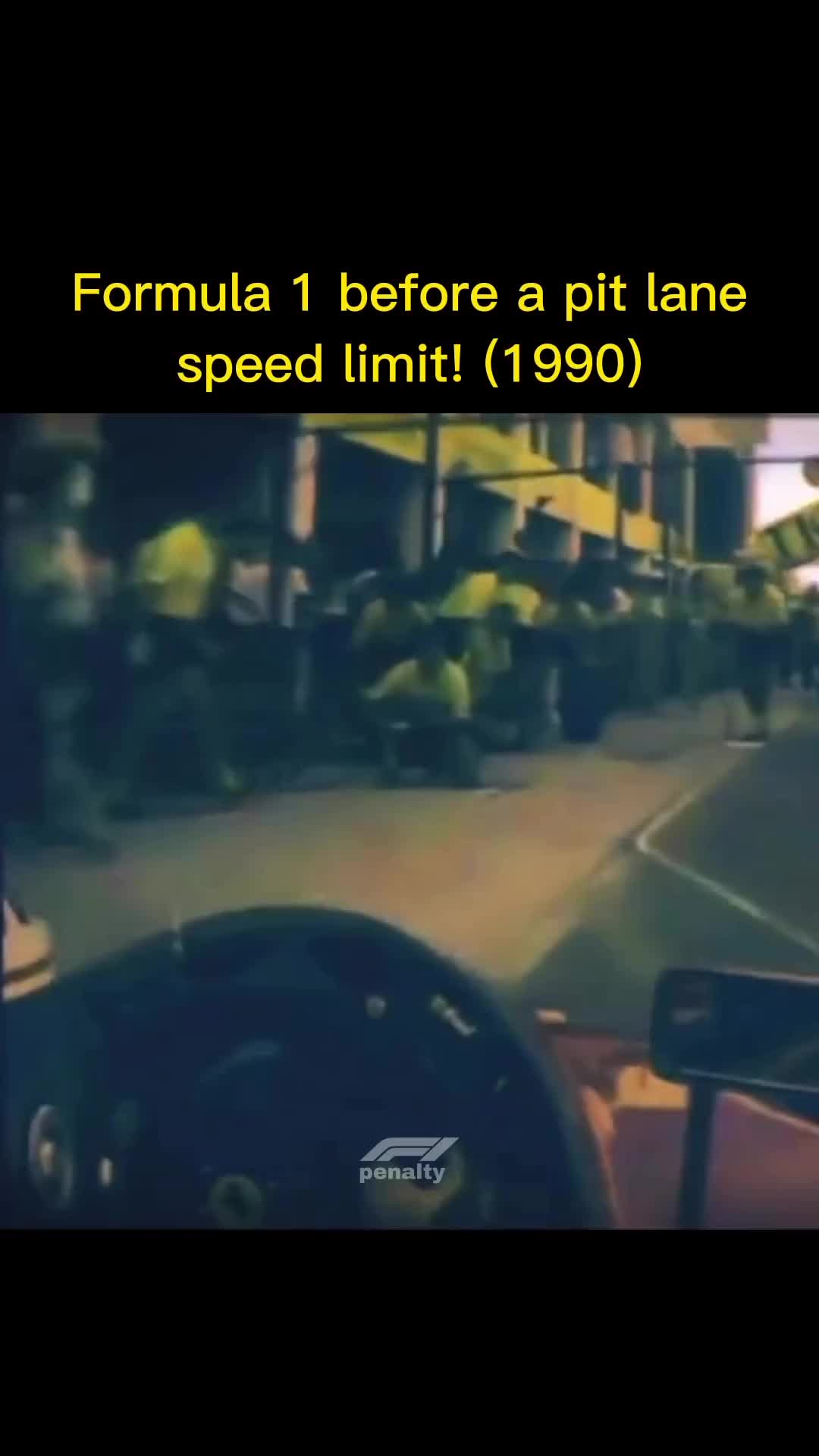 F1 sebelum ada limit RPM di pitstop