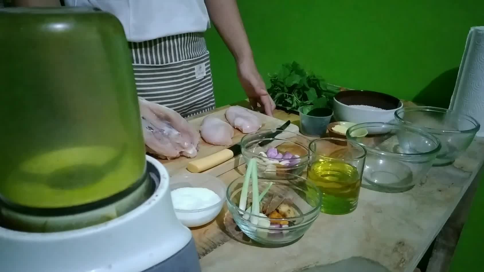 Pan seared ayam empal gentong dan Nasi daun jeruk by Reza Saputra. #onlineauditionmci8.