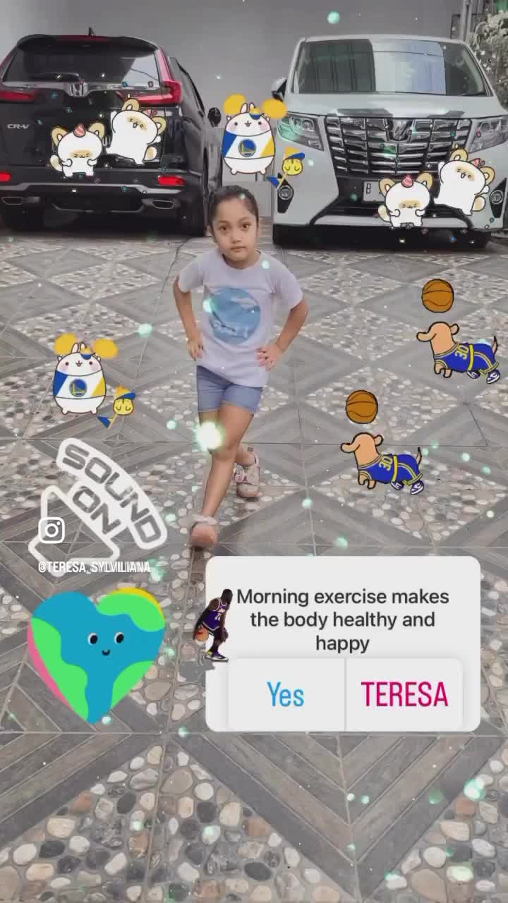 Dancer cilik 8 tahun cover dancing song up inna. Instagram: teresa_sylviliana