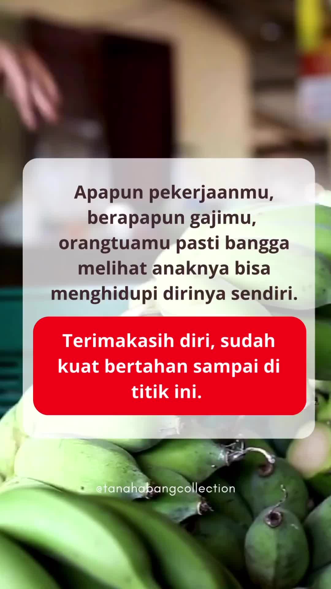 Jangan lupa terimakasih untuk diri sendiri ?