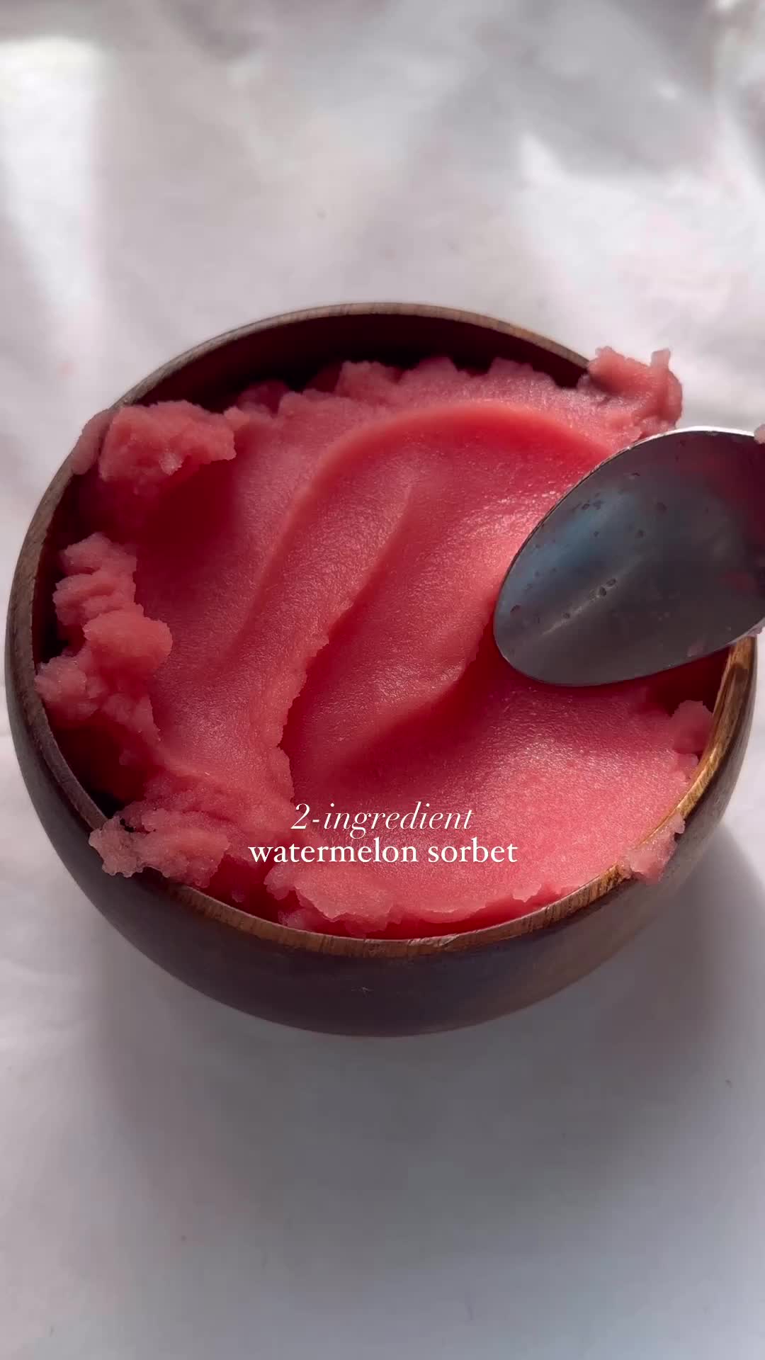 Ternyata bikin watermelon sorbet gampang yaa?
