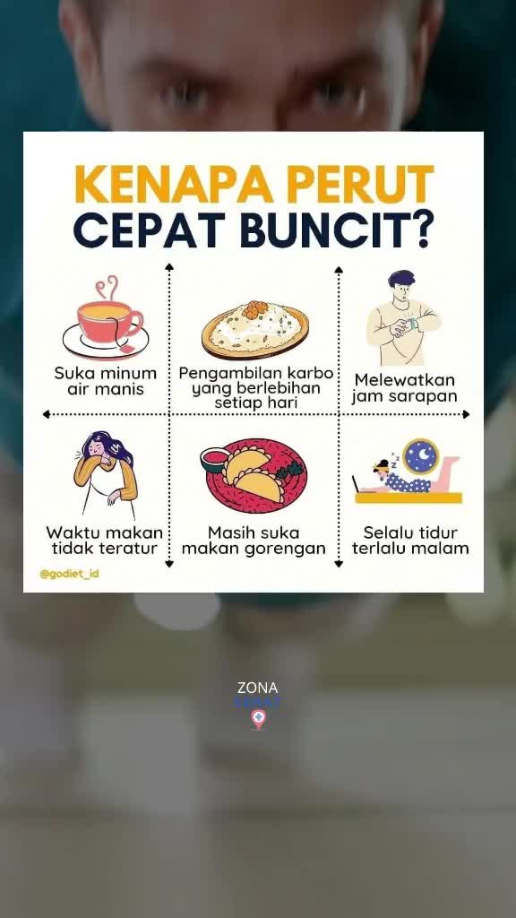 kenapa perut cepat buncit