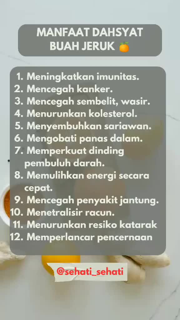 manfaat buah jeruk