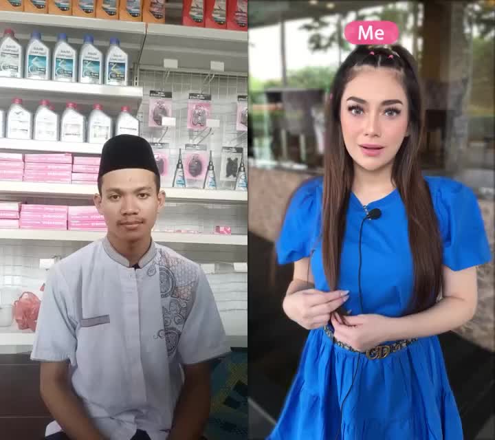 abis sholat jumat digombalin mba celine auto salting 😍😍🥲