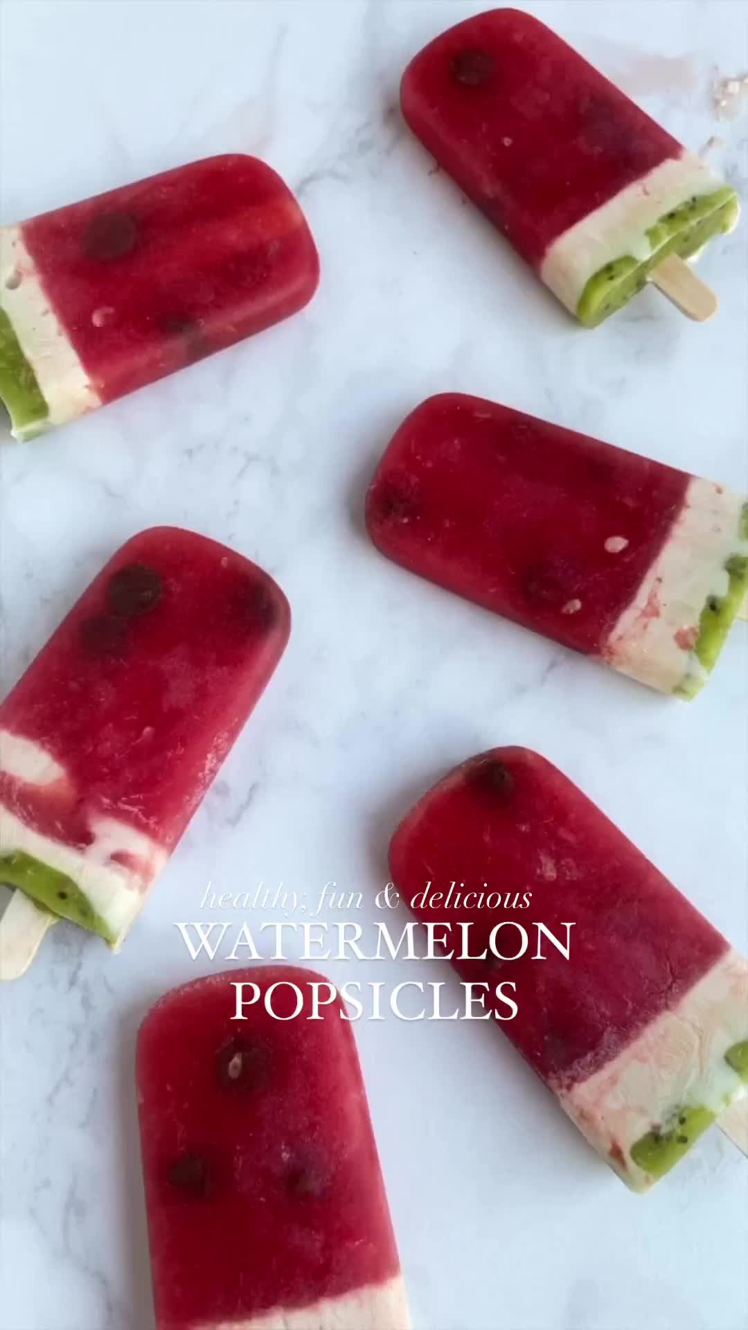 Ice cream popsicles dari semangka!!