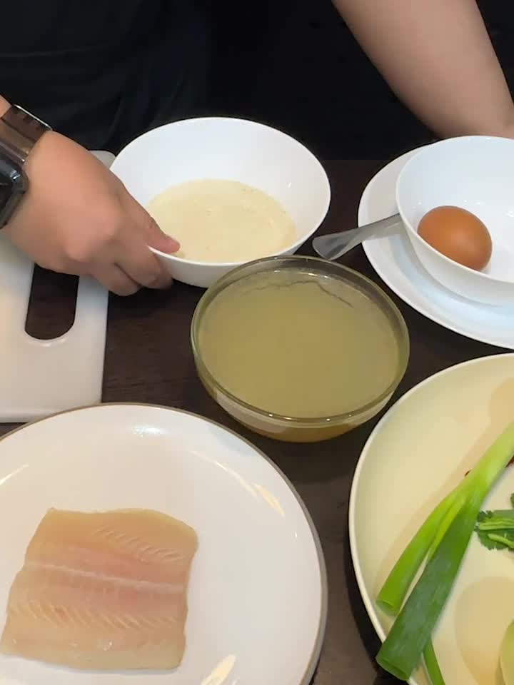 Breadcrumbs fish fillet with Apple onion sauce #onlineauditionmci11