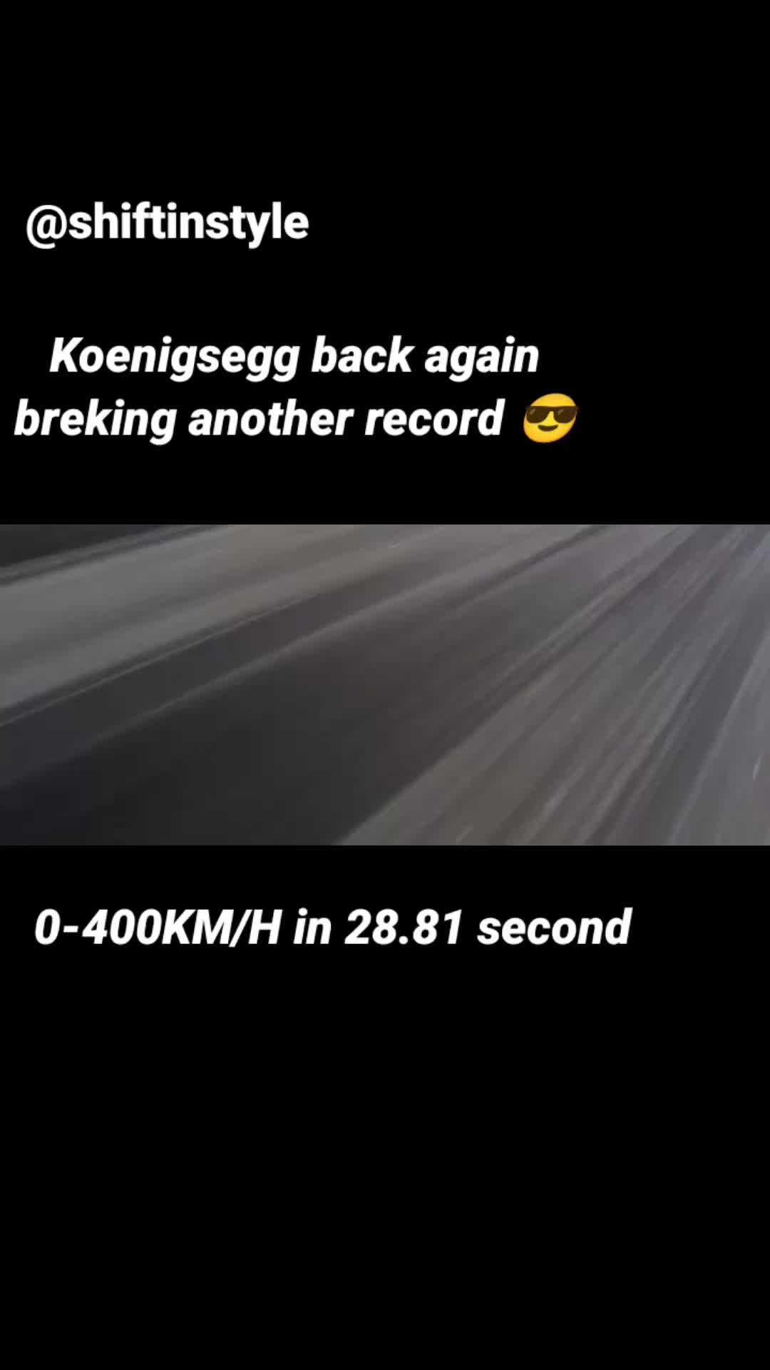 koenigsegg brake record