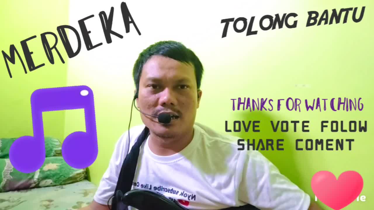 Lagu untuk indonesia (Merdeka) toLong bantu Love vote foLow share coment thanks for watching
