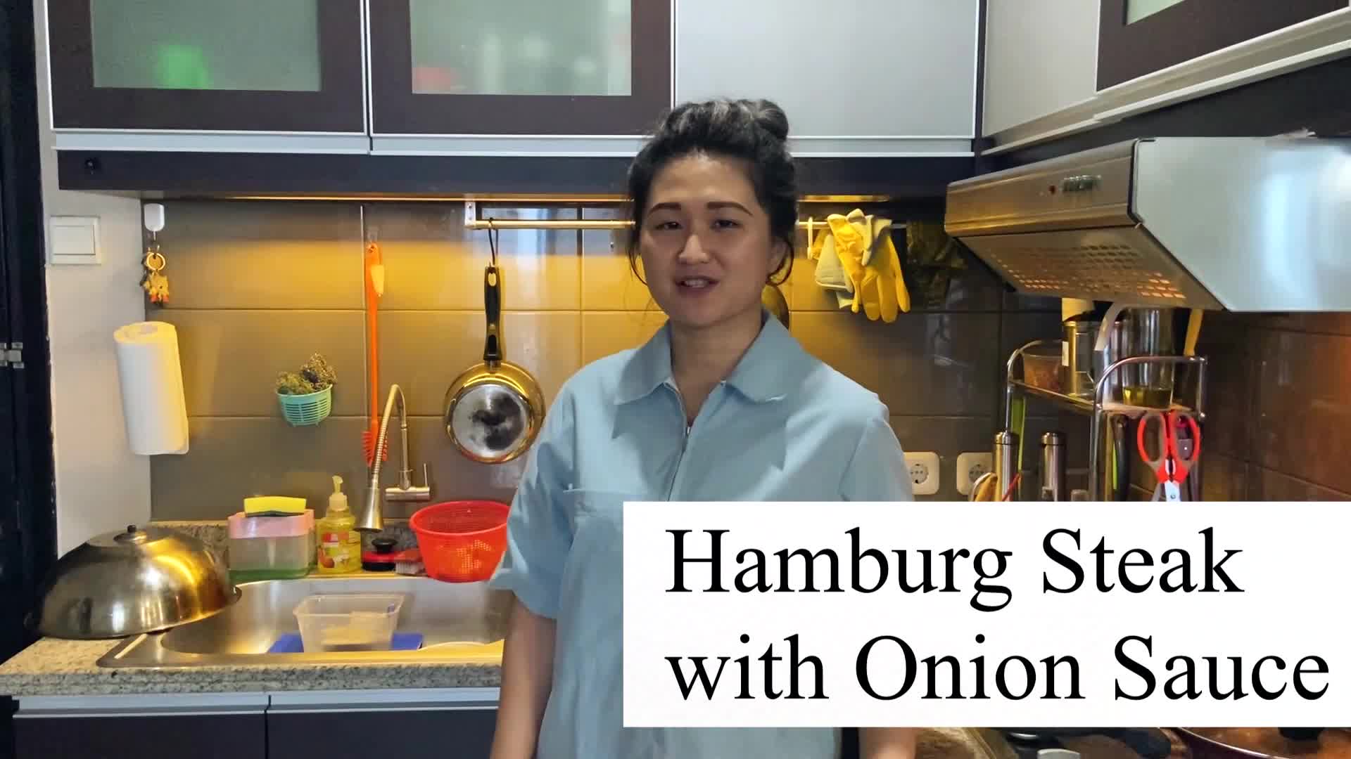 Yuk masak Hamburg Steak sama Cici (hamburg steak with onion gravy) #onlineauditionmci8