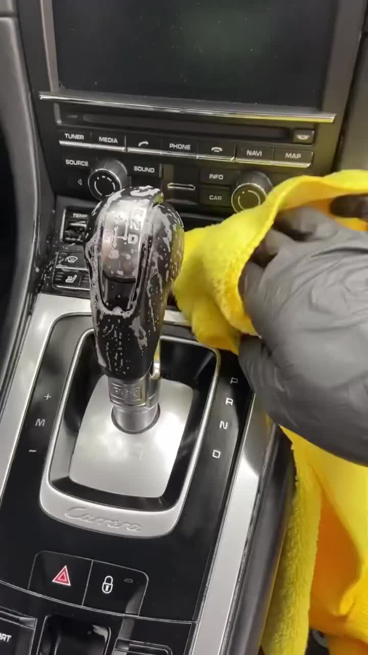porsche carrera interior detailing