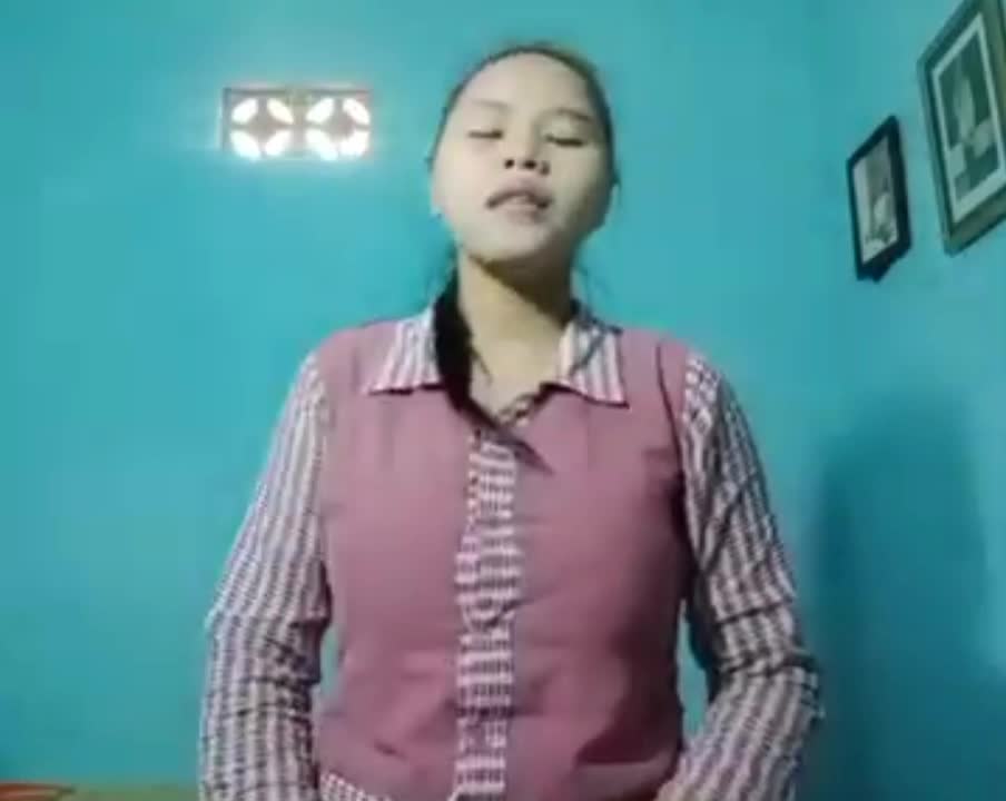 Maula nailul hasna cover song keisya_tak ingin usai #audisionlinethesingingbeeindonesia#