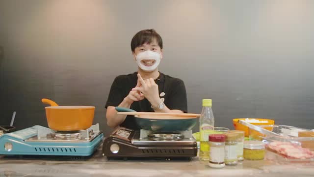 Kang Daniel - oppa korea masak korean beef bowl, dijamin rating MCI8 naik 🇰🇷🇰🇷🇰🇷 #onlineauditionmci8