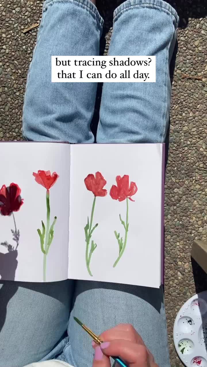 menggambar dengan bayangan