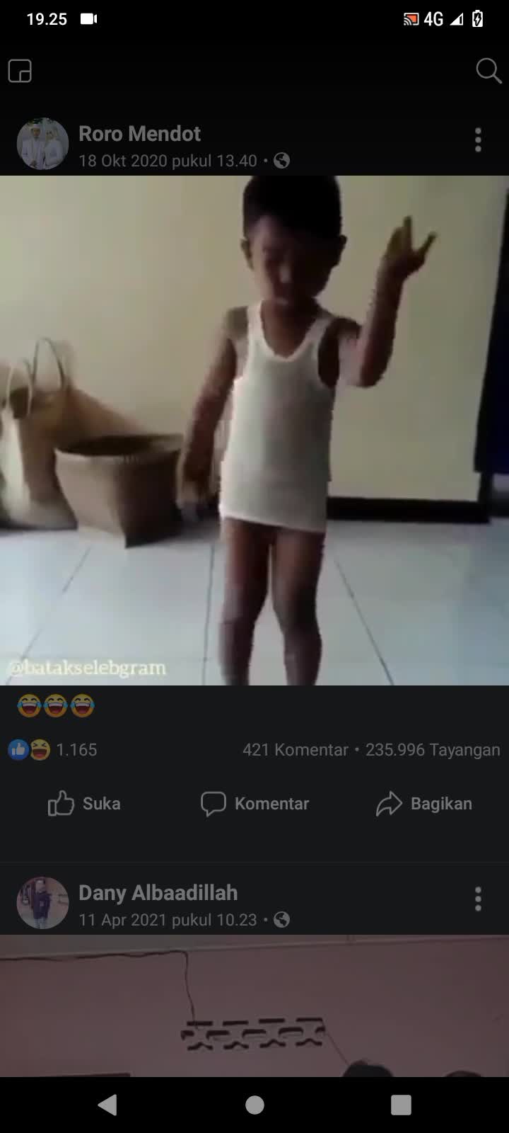 Dari kecil sampai udah nikah hoby joget bosss