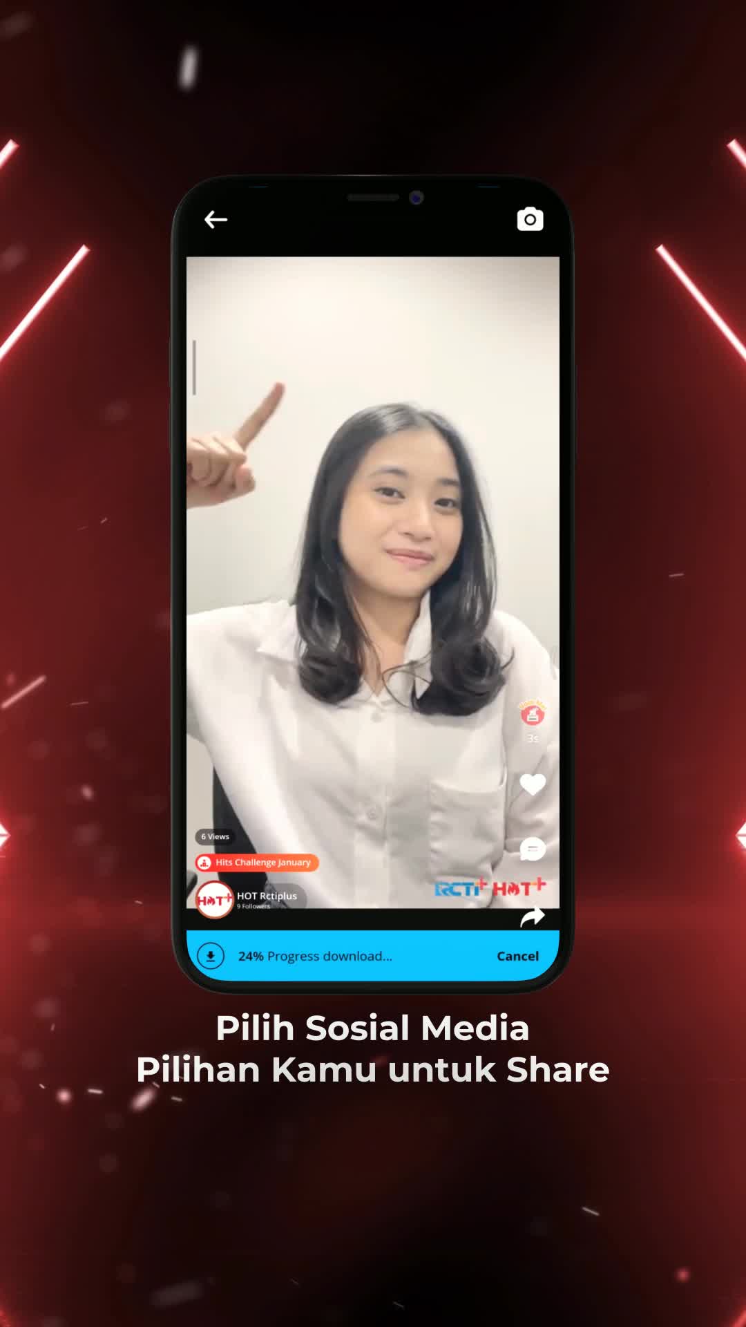 Cara mudah share video kamu!