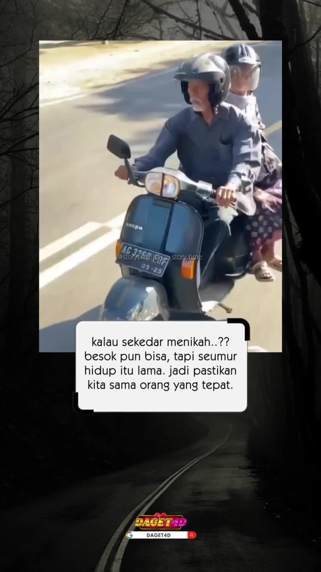 buat yang belom nikah . ingatt ini yaaach . smoga kalian smua dipertmukan dgn org yg tepat ssuai apa yg di inginkan . 