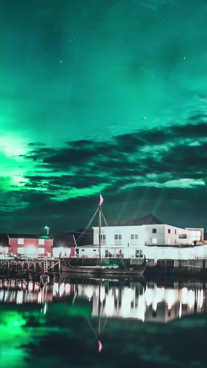 time lapse aurora borealis