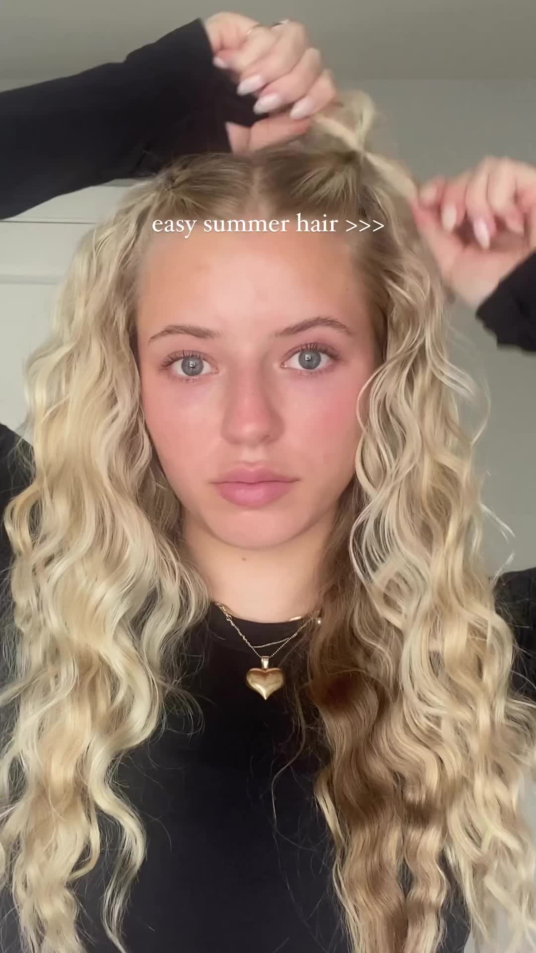 Easy summer hair tutorial