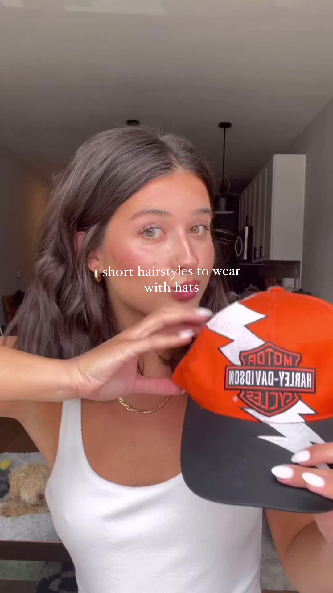 Hairstyle untuk pake topi!